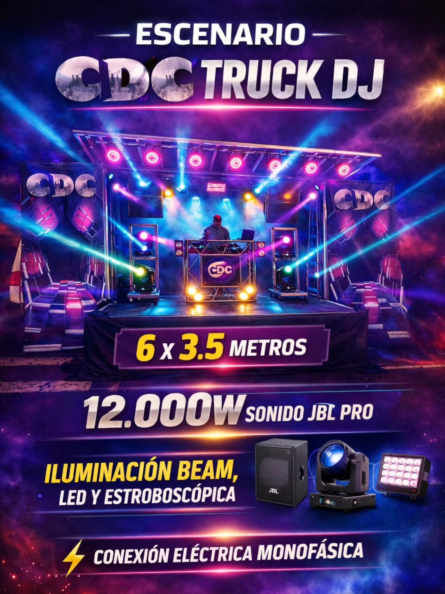 Escenario CDC Truck DJ